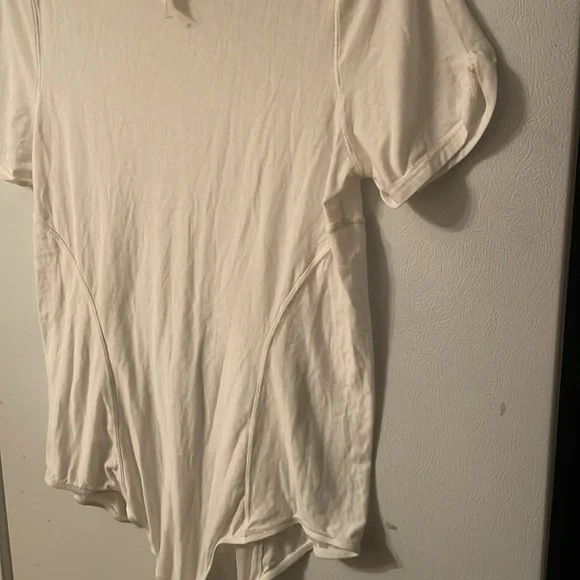 Free People Medium White Tee Shirt Bodysuit - Picture 3 of 7
